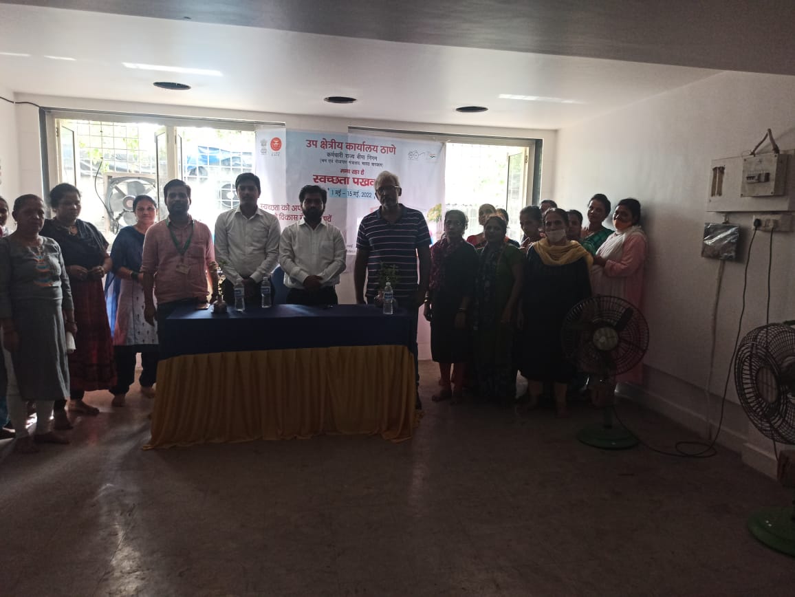 Seminar - workshop for Swachhta Pakhwada - 2022 on 10.05.2022 by PR Branch, ESIC SRO Thane at Aero Rubber Corporation