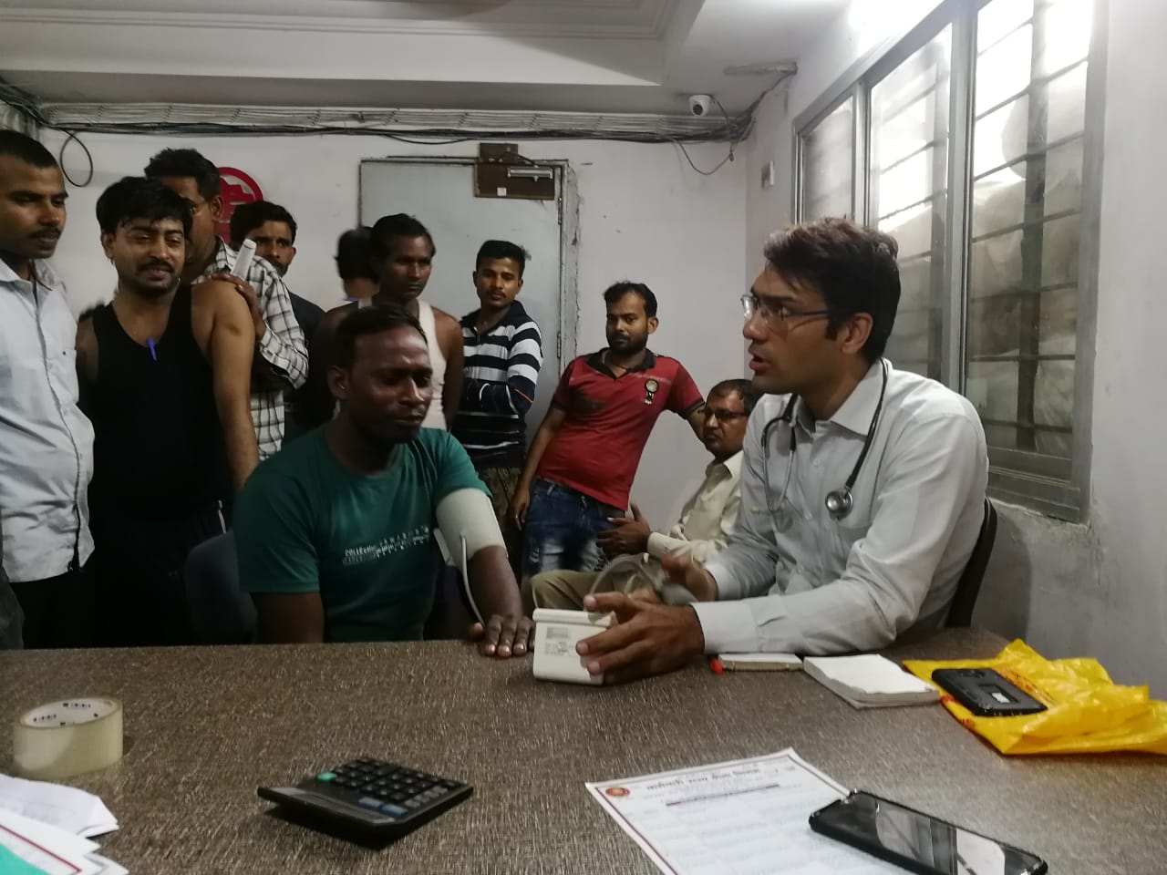 Health Checkup and awareness camp at Begani Dyg & Ptg Mills, Udhna, Surat	