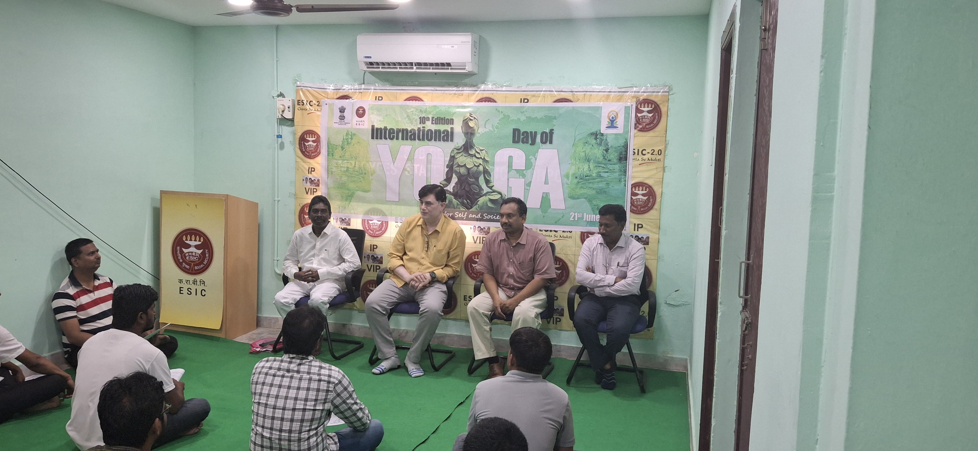 Observance of 10th International Day of Yoga, SRO Tirupati